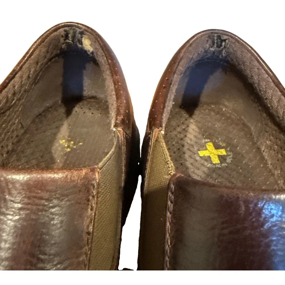 Dr. Martens Orson Slip-on Oxfords in Brown Leather US Men's 9/EU 42